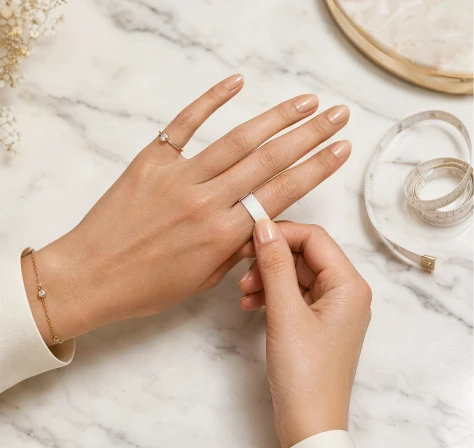Wrap paper or string around your finger
